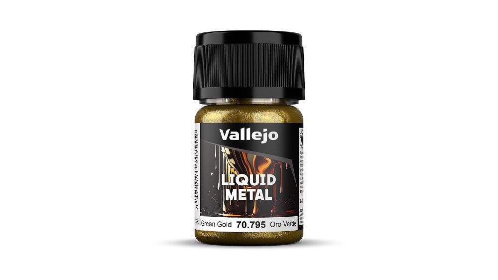 Vallejo 70795 Grüngold, Auf Alkoholbasis, Metallic, 35 ml Model Color