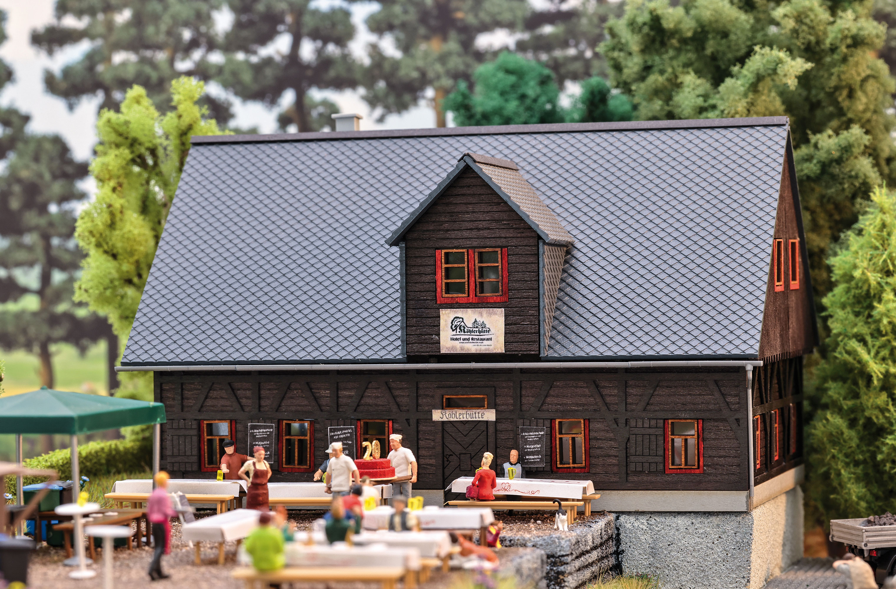 Busch 1964 Waldgasthaus Köhlerhütte H0