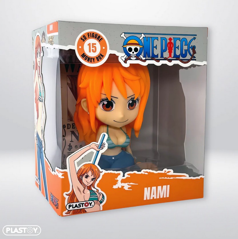 Plastoy 80169 One Piece Nami 15 cm NEU OVP Spardose