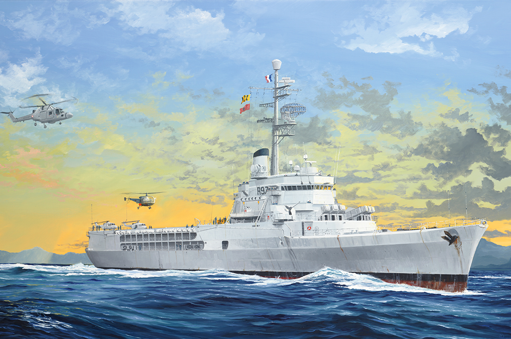 Trumpeter 05635 French Navy Helicopter Cruiser Jeanne d’Arc 2008 1:350