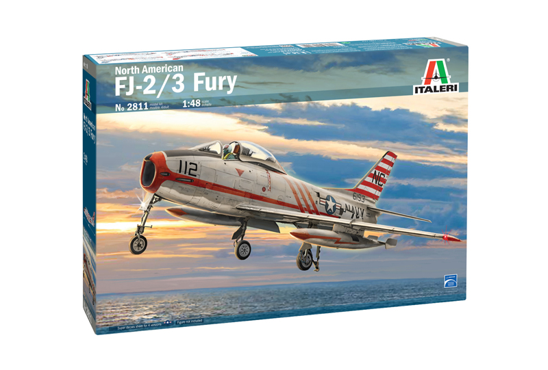 Italeri 2811 North American FJ-2/3 Fury - 1:48 - Bausatz - Neu - OVP