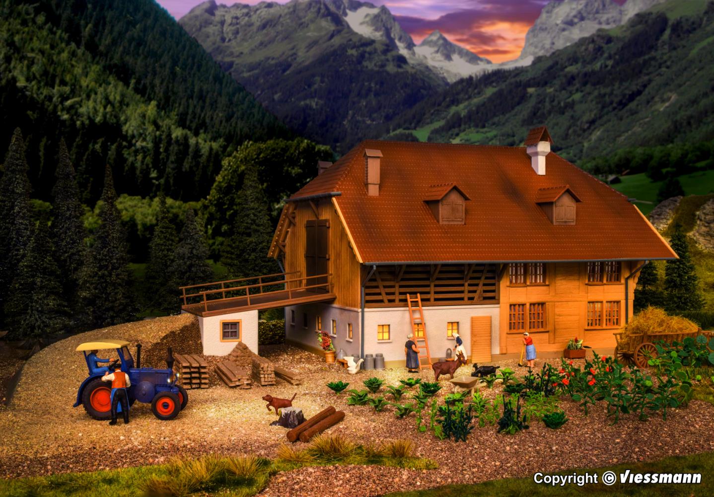 Kibri 38804 Bauernhaus Tannenhof 1:87 Spur H0 Bausatz Neu OVP