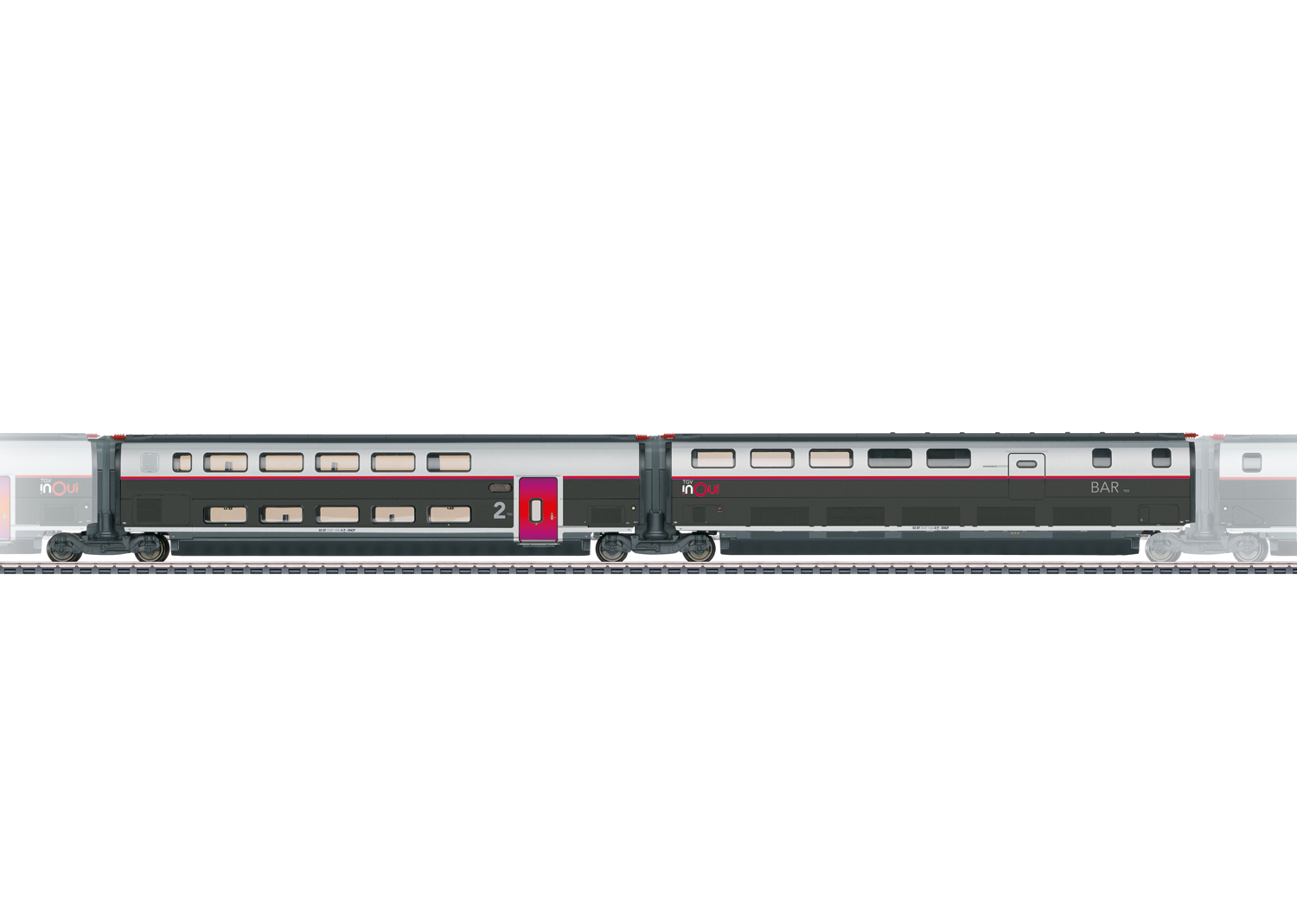 Märklin 43448 Erg.-Set 3 TGV inOui SNCF