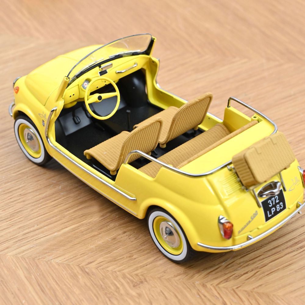 Norev 187790 Fiat 500 Jolly 1965 Gelb 1:18 Standmodell NEU OVP