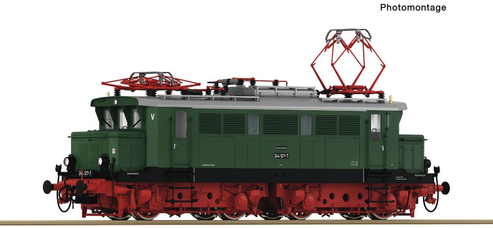 Roco 7520079 Elektrolokomotive 244 127-7 DR 1:87 Spur H0 AC Neu