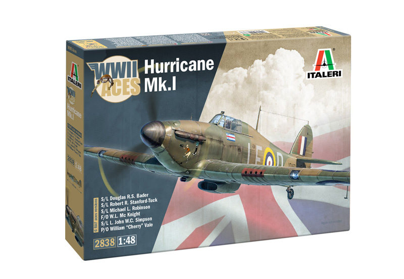 Italeri 2838 Hurricane Mk.l aces 1:48 Modellbausatz Neu OVP
