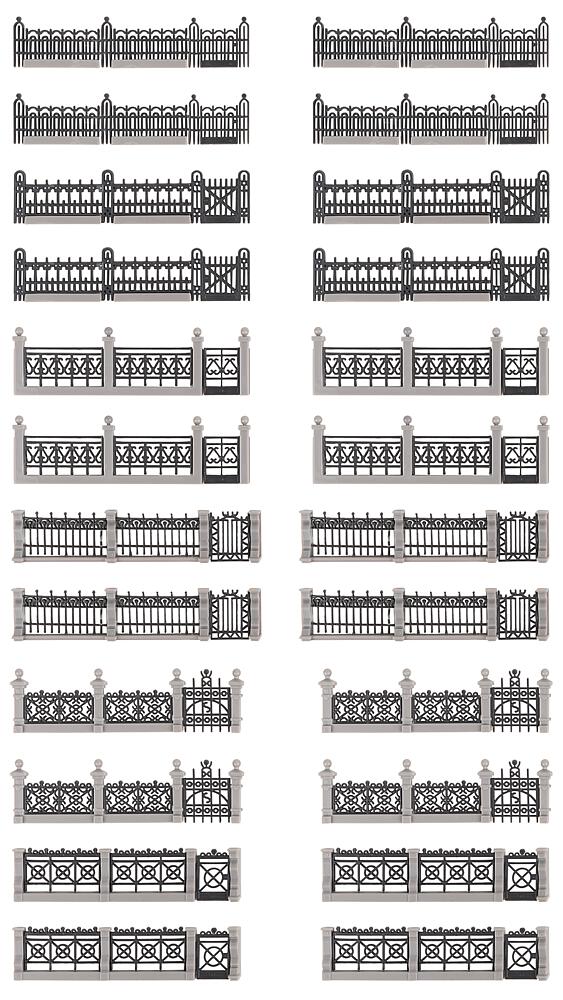 Faller 180417 Eisenzäune-Set 1:87 Spur H0 Neu OVP