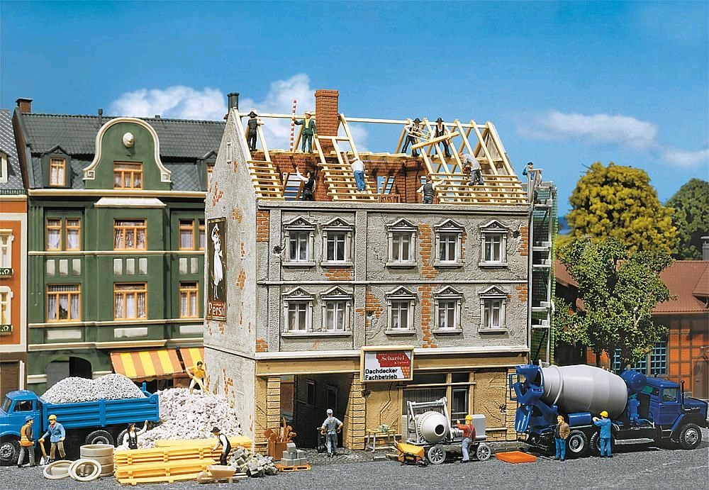 Faller 130456 Stadthaus in Renovierung 1:87 Spur H0 Bausatz Neu OVP