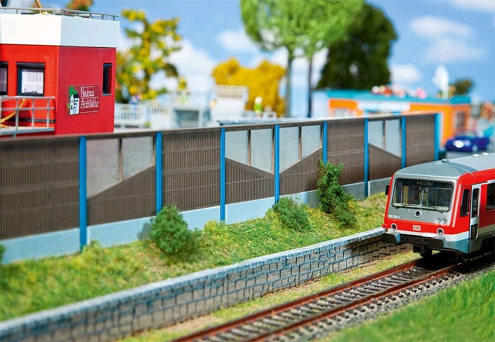 Faller 180422 Lärmschutzwand Holz 1:87 Spur H0 Neu OVP