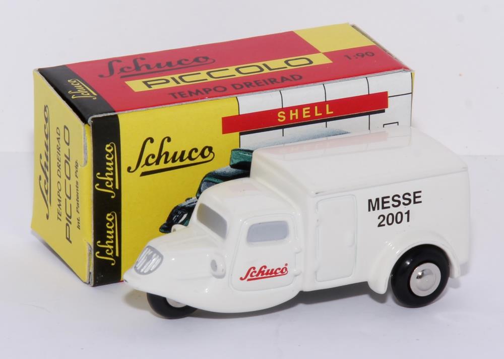 Schuco Piccolo Tempo Dreirad Messe 2001, 1:90, weiß, OVP