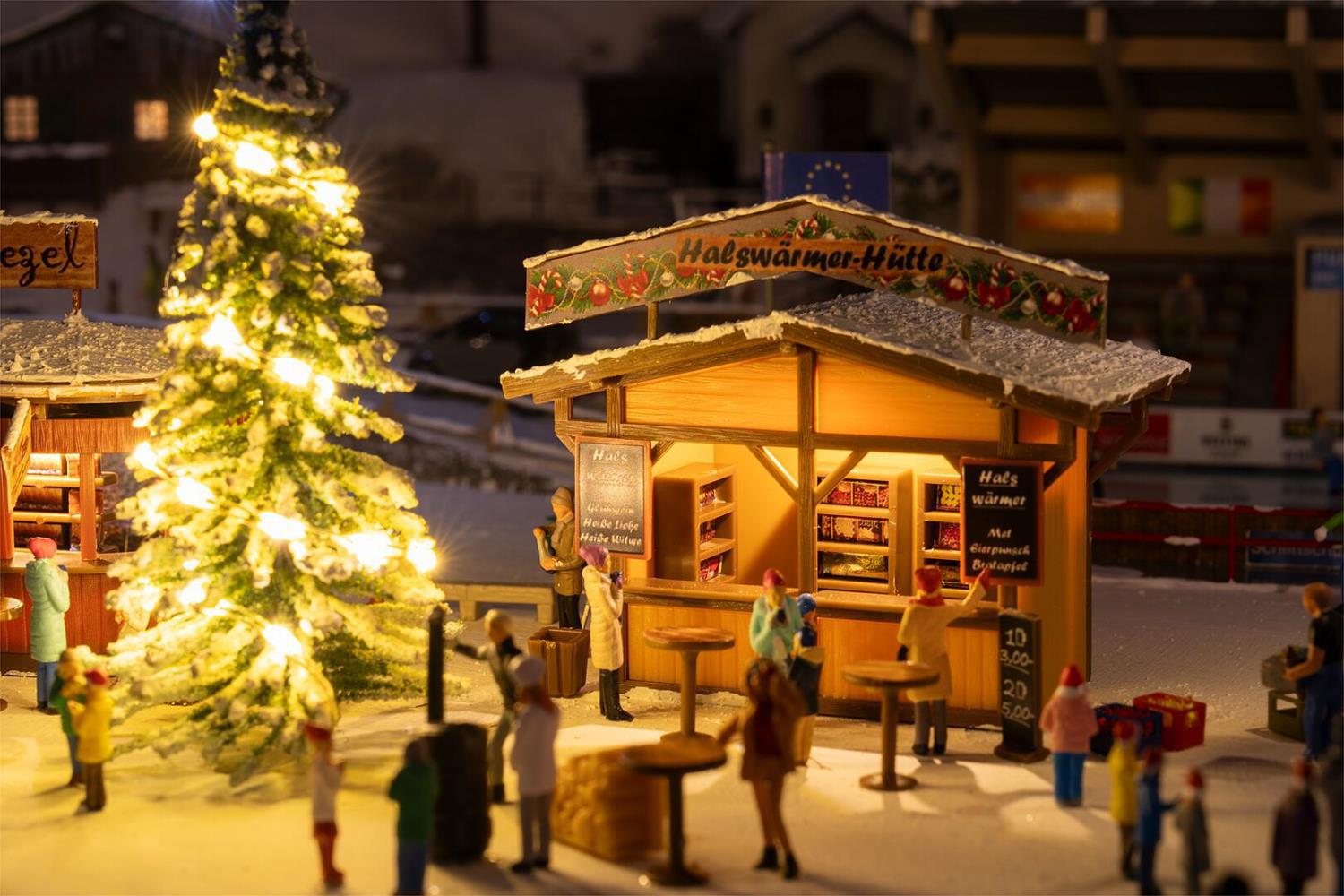 Faller 134006 2 Weihnachtsmarktbuden 1:87 Spur H0 Bausatz NEU