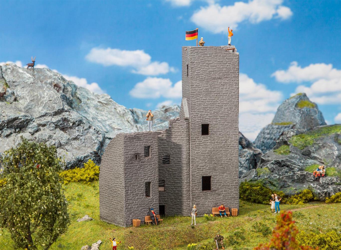 Faller 130585 Burgruine 1:87 Spur H0 Bausatz Neu OVP