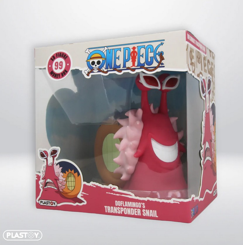 Plastoy 80305 One Piece Schnecken-Telefon Doflamingo 12 cm NEU