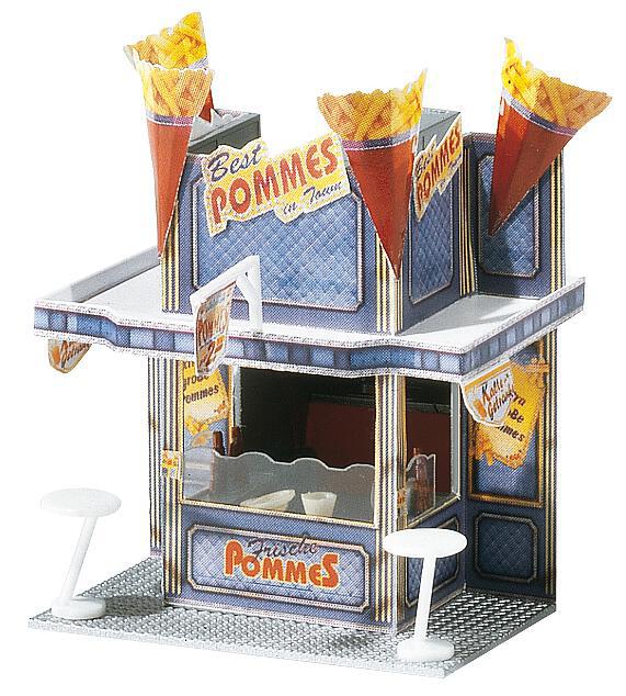 Faller 140444 Kirmesbude Pommes XXL 1:87 Spur H0 Bausatz Neu OVP