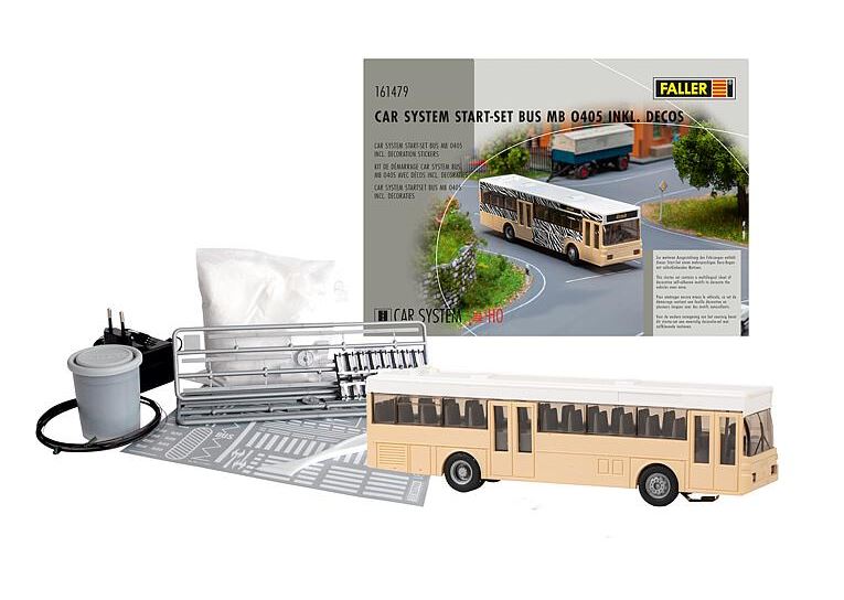 Faller 161479 Car System Start-Set Bus MB O405 inkl. Decos Spur H0