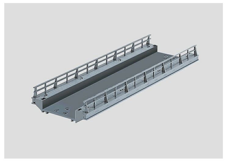 Märklin 74618 Gerades Rampenstück - 180 mm - Spur H0 - Neu - OVP