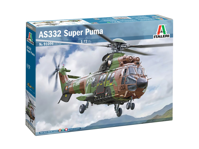 Italeri 91096 AS332 Super Puma 1:72 Modellbausatz NEU OVP