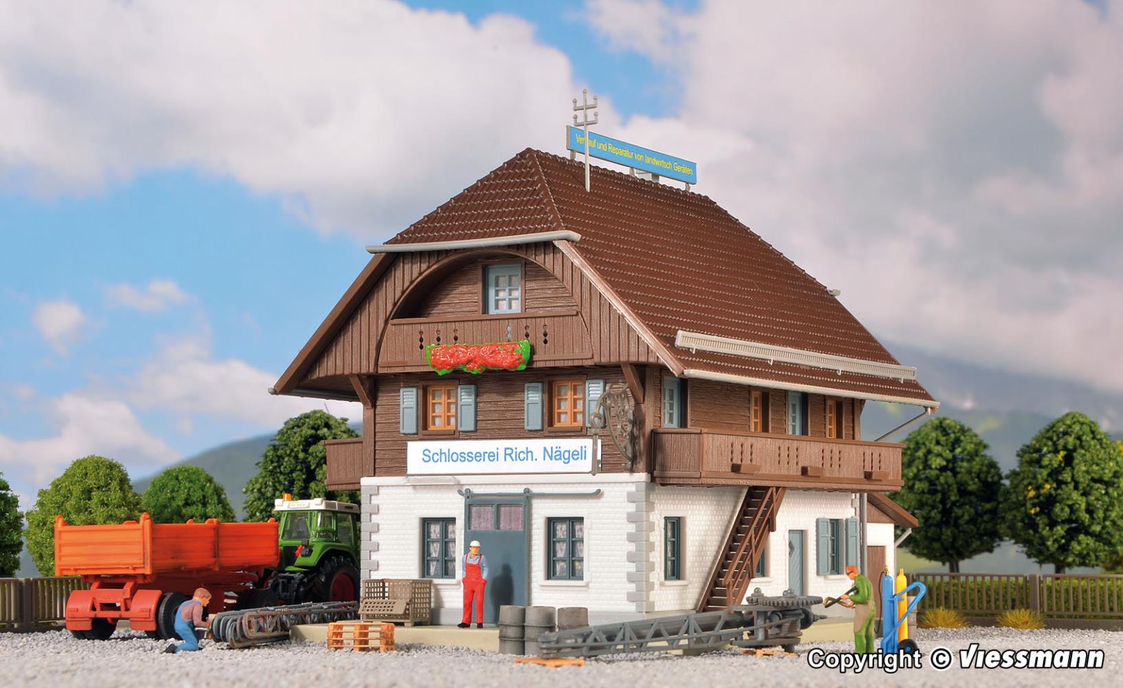 Kibri 38800 Schlosserei Nägeli 1:87 Spur H0 Bausatz Neu OVP
