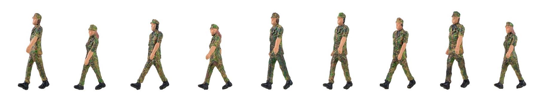 Faller 151750 Soldaten im Gleichschritt 1:87 Spur H0 Neu OVP Figuren