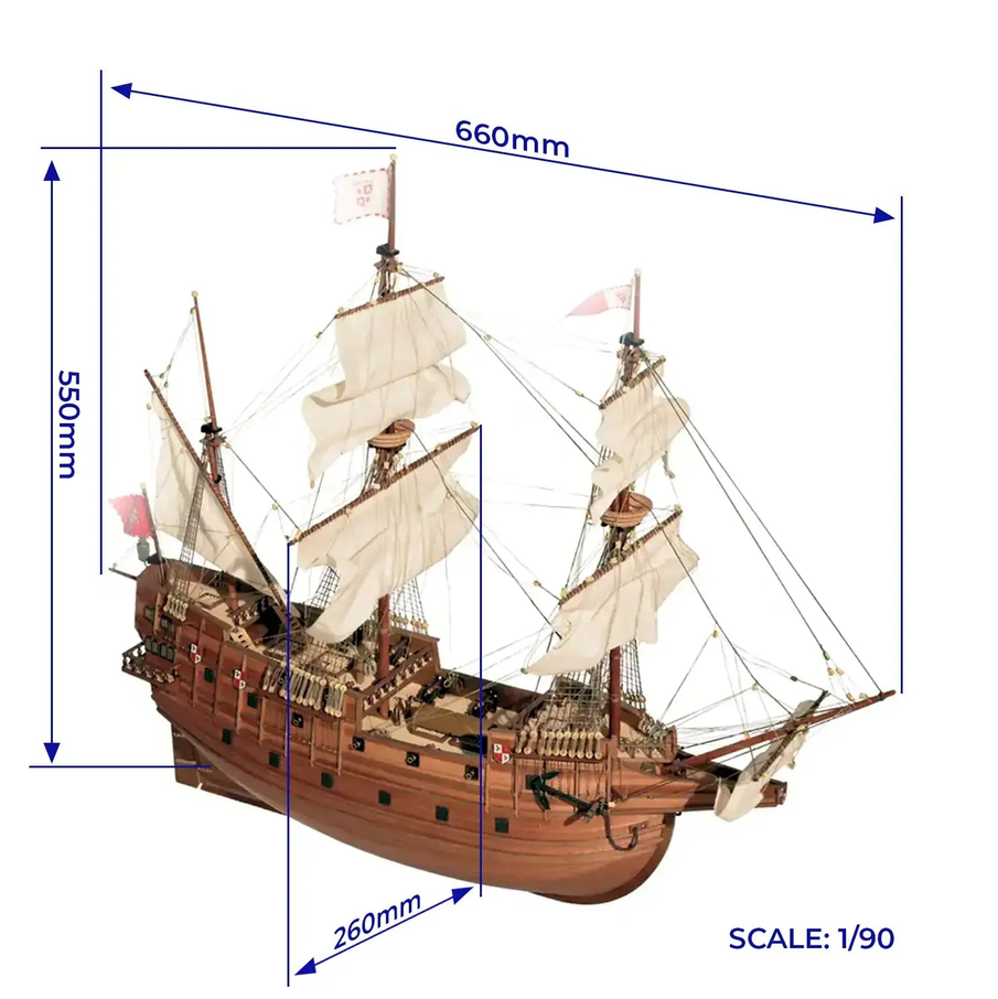 OcCre 13601 San Martín – Galeone der Spanischen Armada 1:90