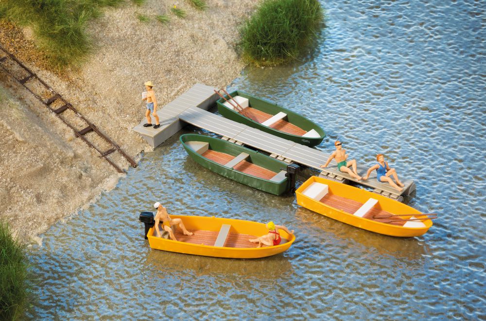 Auhagen 41693 Boote 1:87 Spur H0 Bausatz NEU OVP
