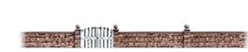 Busch 6014 Steinmauer mit Tor