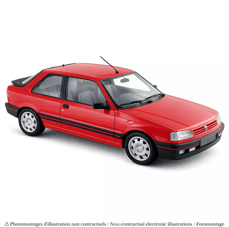 Norev 184880 Peugeot 309 GTi 1987 Vallelunga Red 1:18 (Reprod 2026)