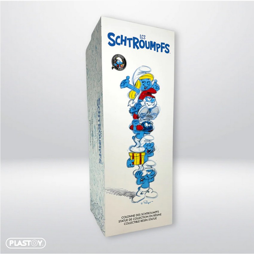 Plastoy 00195 Schwarze Säule Schlümpfe 30 cm NEU OVP Figur