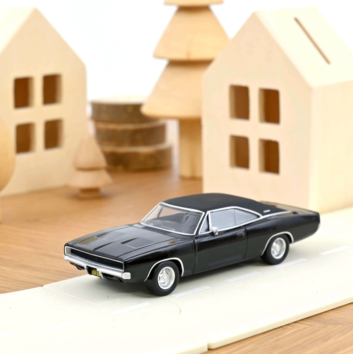 Norev 950004 Dodge Charger 1968 Schwarz Jet-car 1:43 Spur 0 NEU