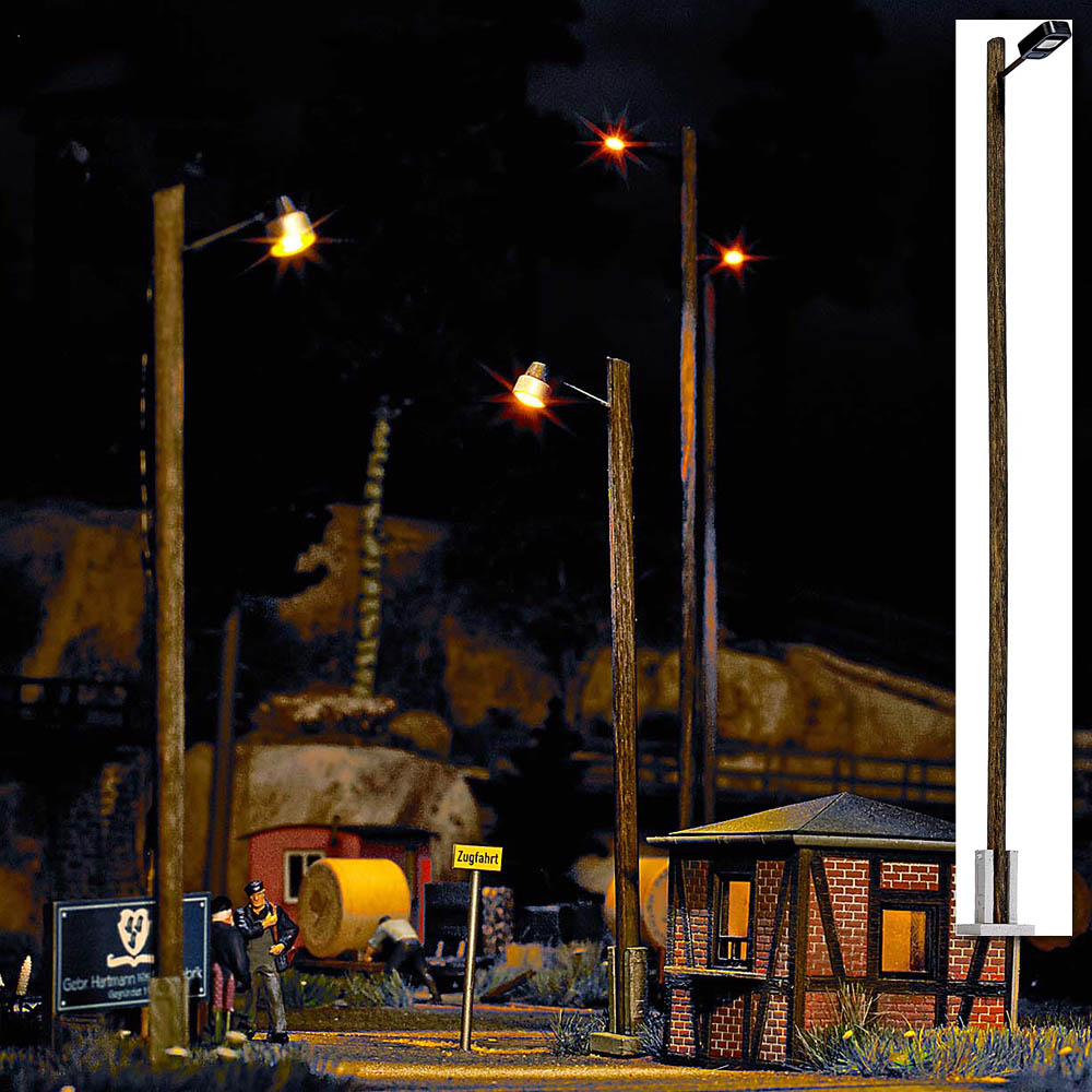 Busch 4110 Bahnhofsleuchte - Spur H0 - Neu - OVP