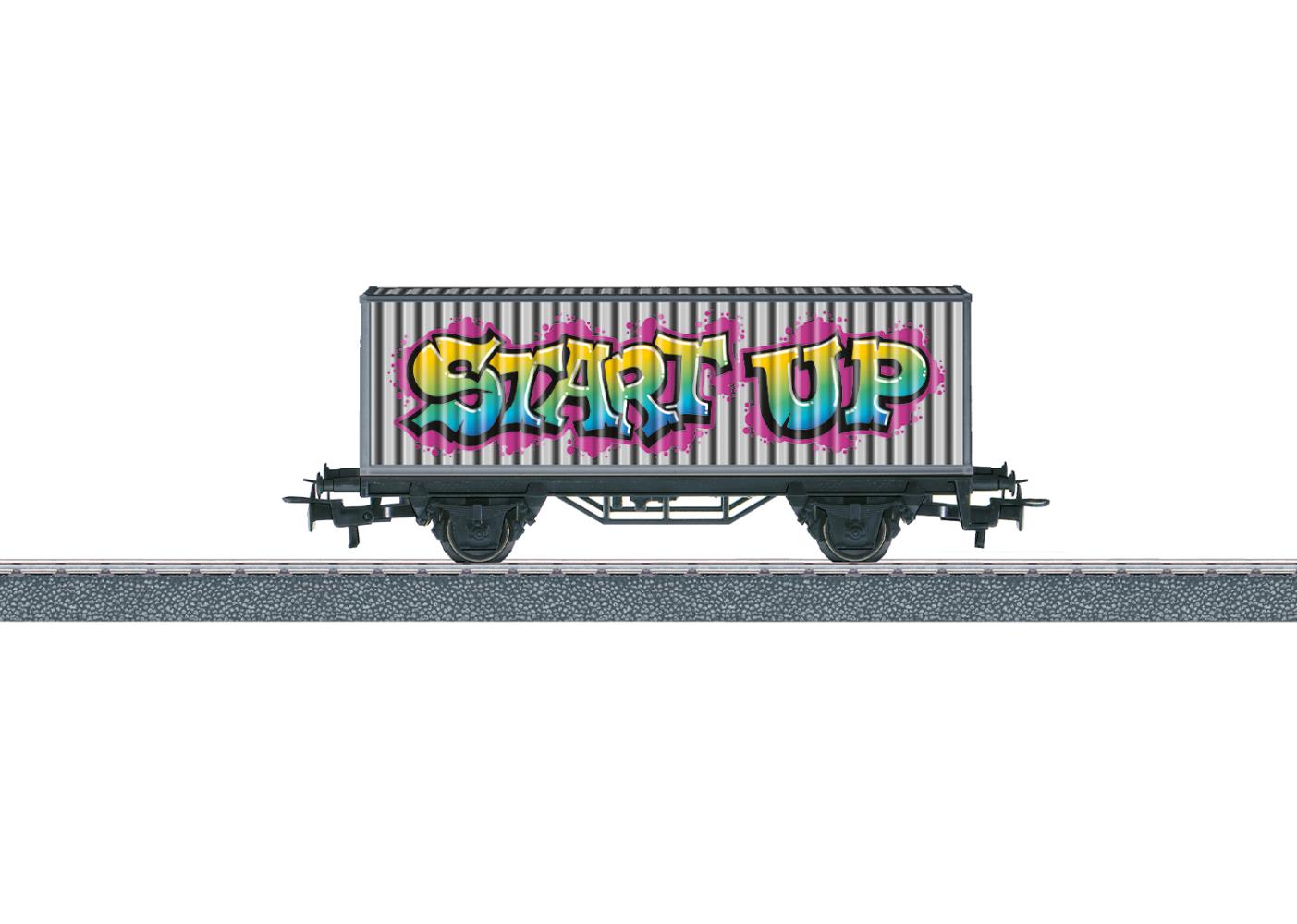 Märklin 44831 Start up Containerwagen Graffiti 1:87 Spur H0 AC Neu