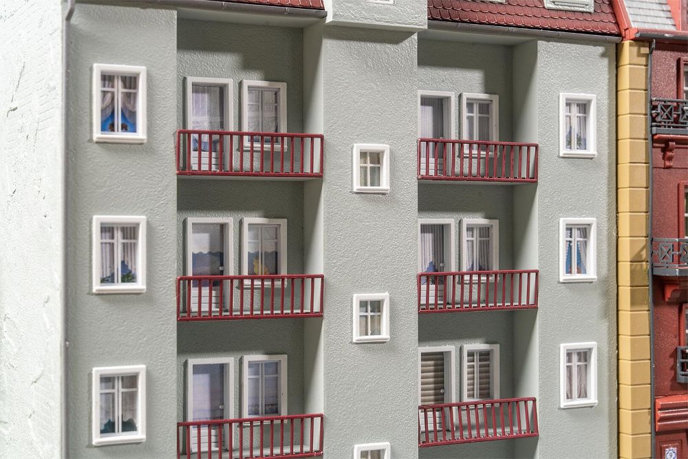 Faller 130751 Wohnhaus Pritzwalk 1:87 Spur H0 Bausatz NEU OVP
