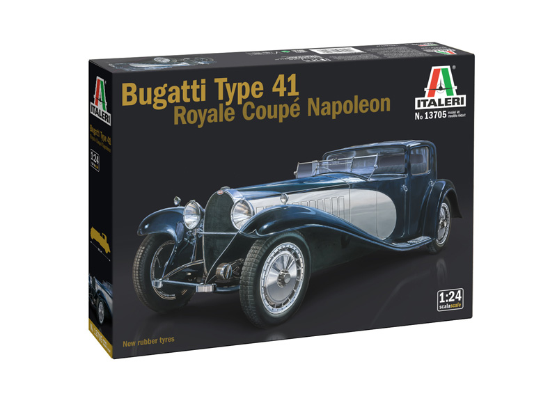Italeri 13705 Bugatti Type 41 Royal Coupé Napoleon 1:24 Bausatz