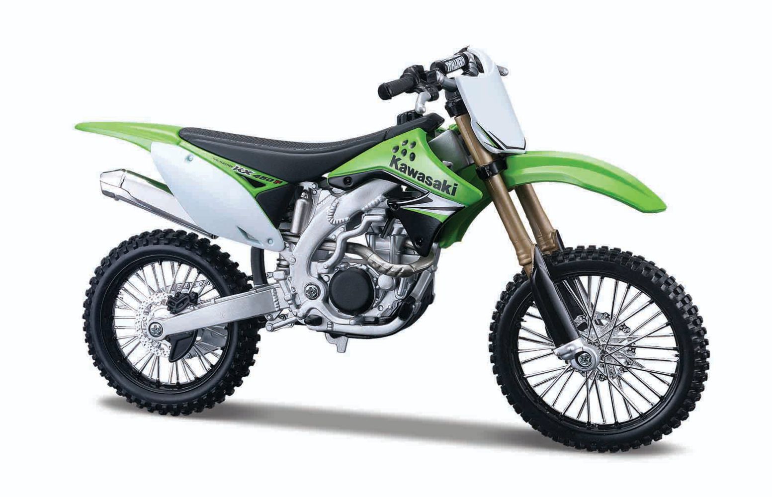 Maisto 31175 Kawasaki KX 450F grün 1:12 Standmodell Neu OVP