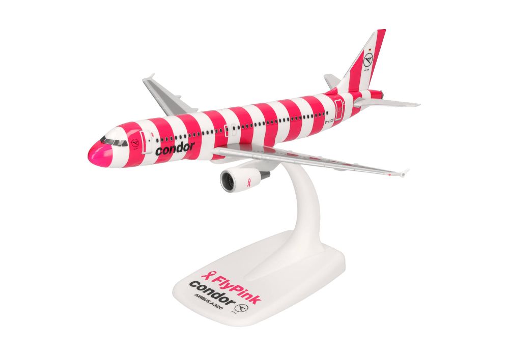 Herpa 614788 Condor Airbus A320 "FlyPink Plane" - D-AICS 1:200