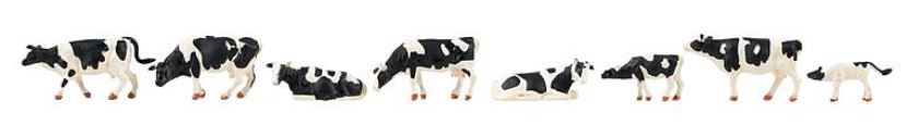 Faller 151904 Kühe, schwarzbunt 1:87 Spur H0 Neu OVP Figuren