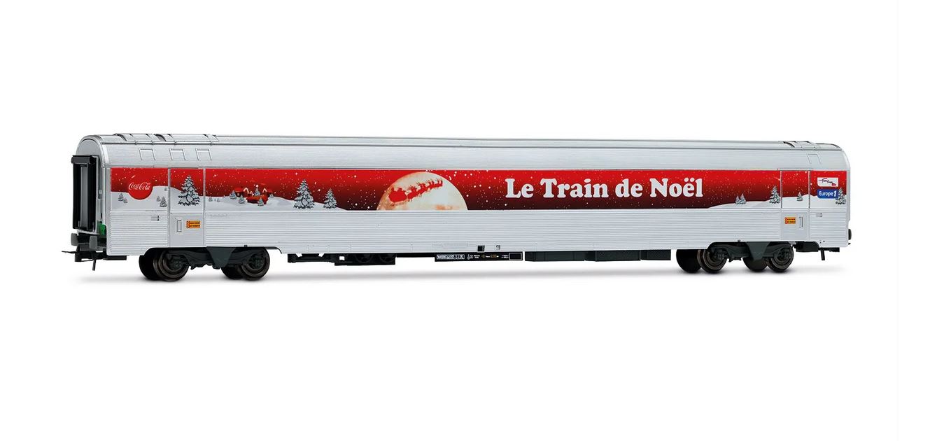 Jouef HJ4200 SNCF 3-unit pack Train de Noel Coca-Cola 2010 Spur H0