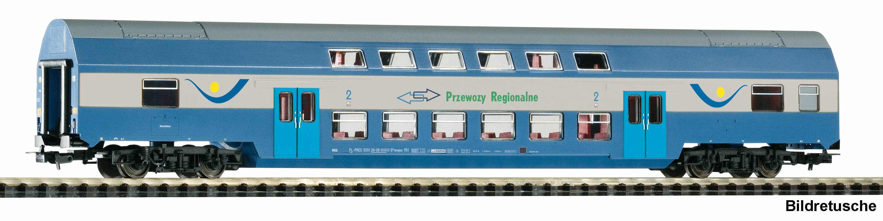 Piko 53108 Doppelstock-Personenwg. PR VI