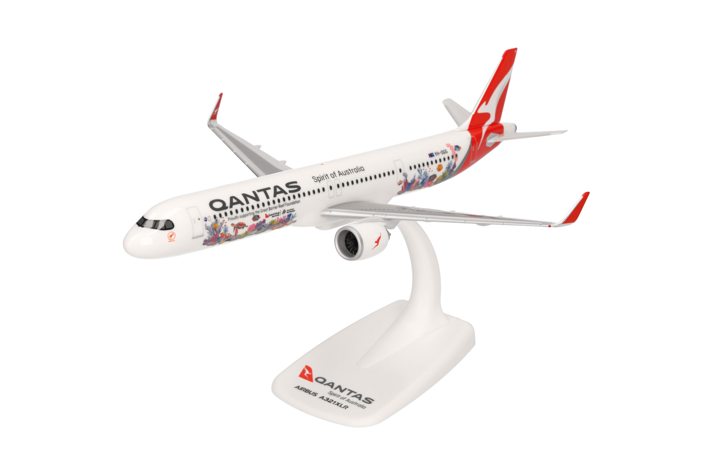 Herpa 615020 A321XLR Qantas Great Barrier R