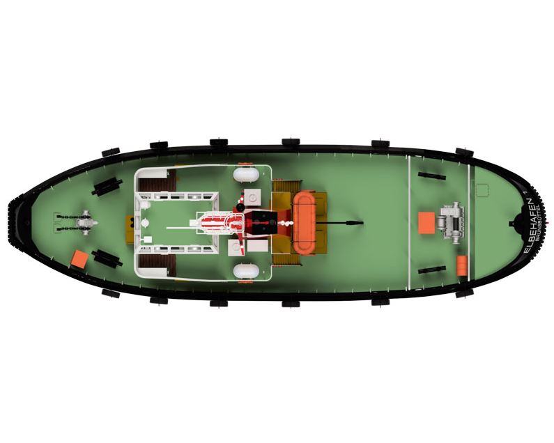 TÜRKMODEL 24558 Elbehafen 1 Schlepper/Eisbrecher 1:50 Bausatz Neu