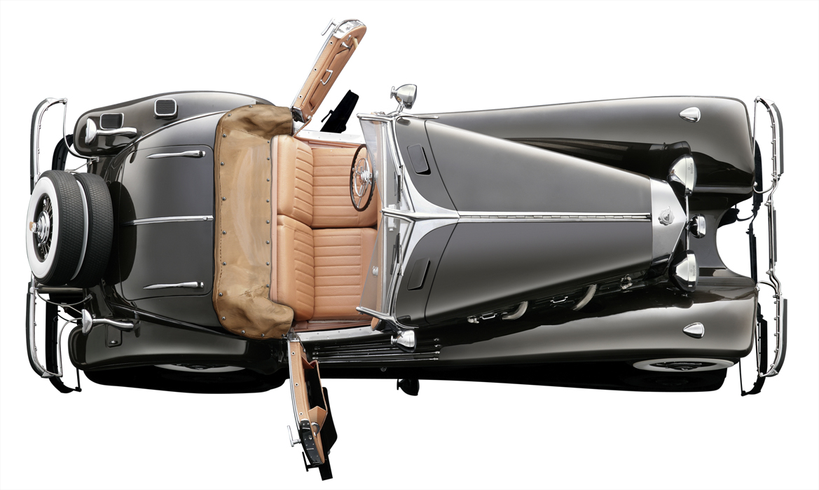 Bauer S018H Mercedes-Benz 500 K Spezial Roadster 1934 1:12 Neu