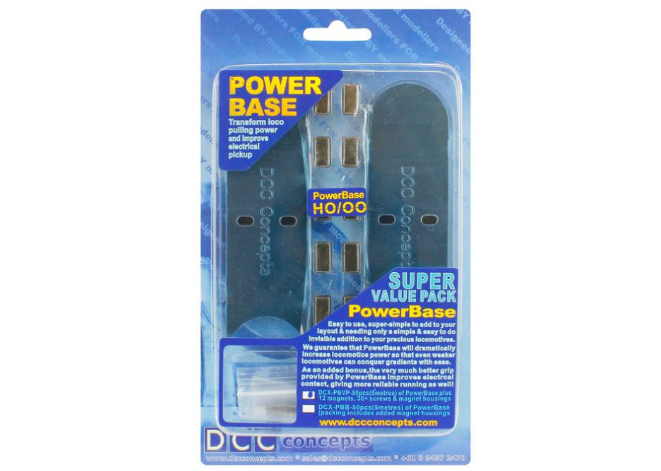 DCCconcepts DCX-PBBVP PowerBase Value Pack 00/H0 Scale