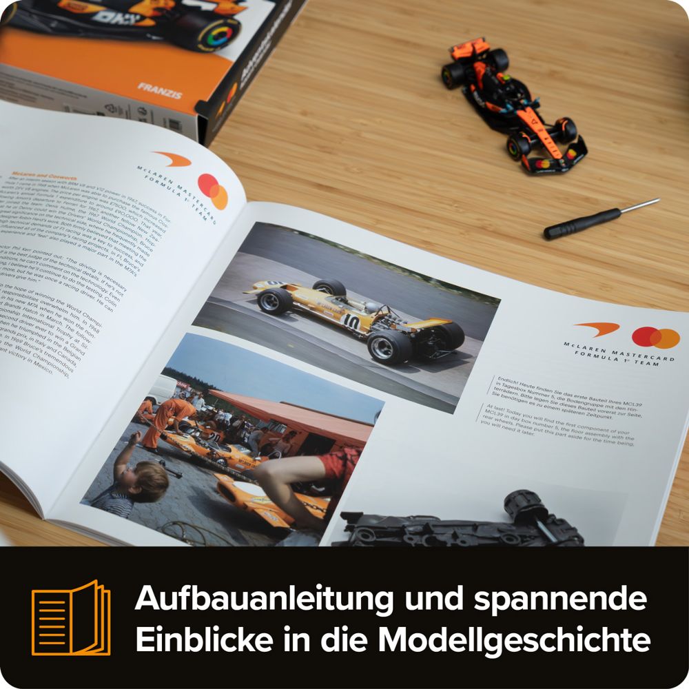 Franzis 67401 McLaren Racing Adventskalender 1:43 Bausatz NEU