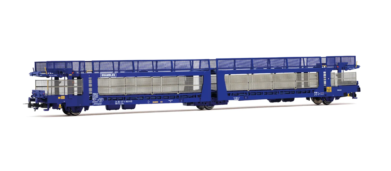 Rivarossi HR6700 FS 3-achs Autotransportwgn Bauart Laeks 63C Spur H0