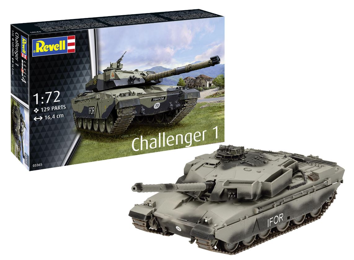 Revell 03365 Challenger 1 1:72 Modellbausatz Neu OVP