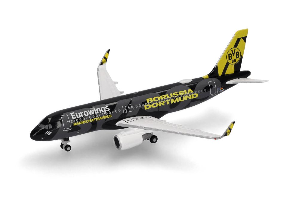 Herpa 538657 Eurowings Airbus A320 BVB (2025) 1:500 Standmodell