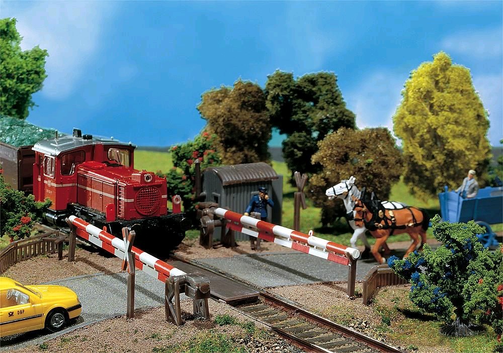 Faller 120173 Beschrankter Bahnübergang 1:87 Spur H0 Bausatz Neu OVP