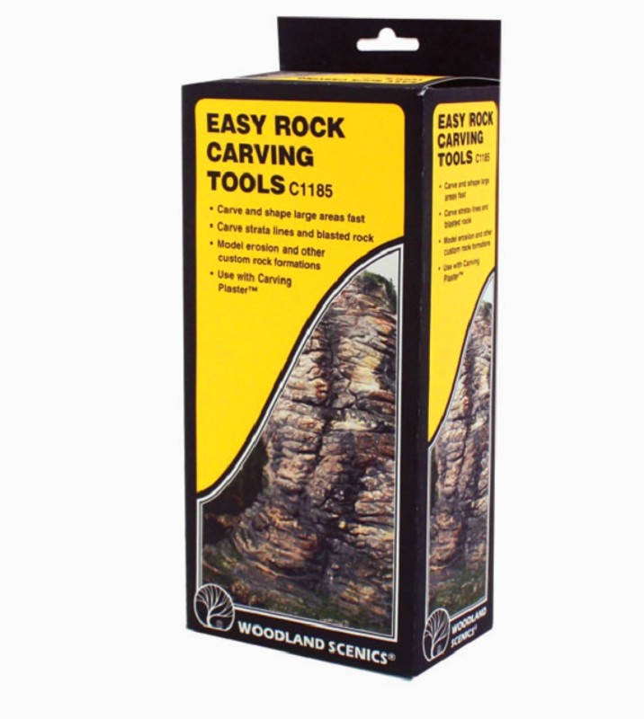 Woodland Scenics C1185 Easy Rock Carving Tools - Neu - OVP