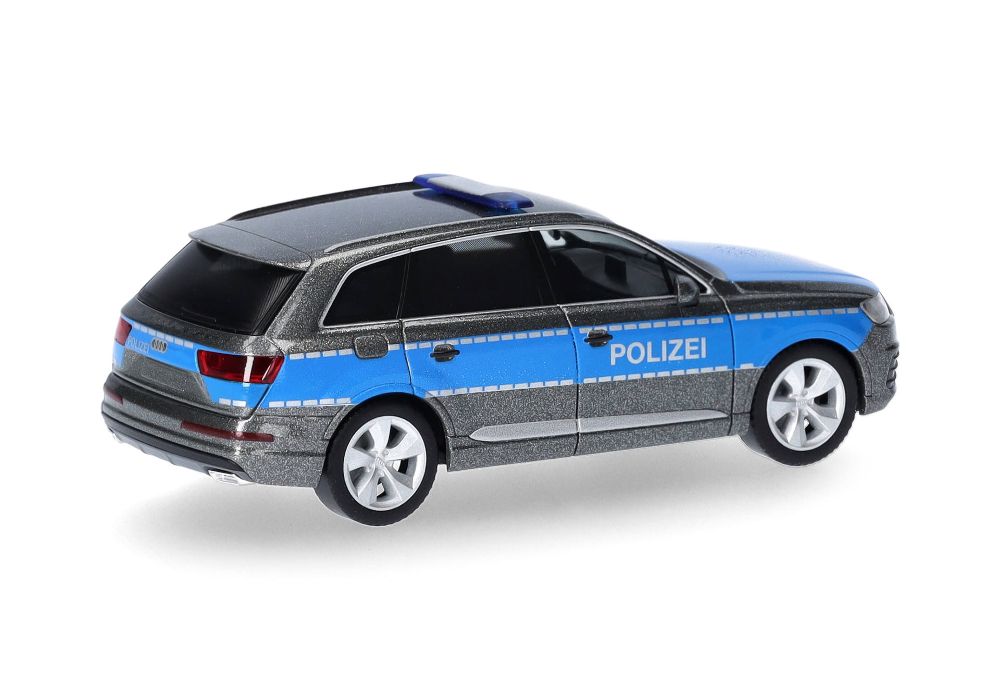 Herpa 098946 Audi Q7 "Polizei Vorführfahrzeug" 1:87 Spur H0 NEU
