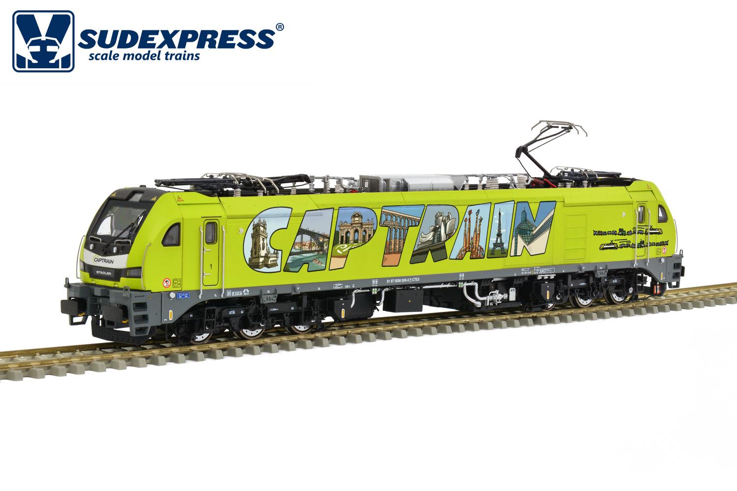 Sudexpress S0060088 Stadler Euro6000 Captrain 6008-3 1:87 Spur H0 AC